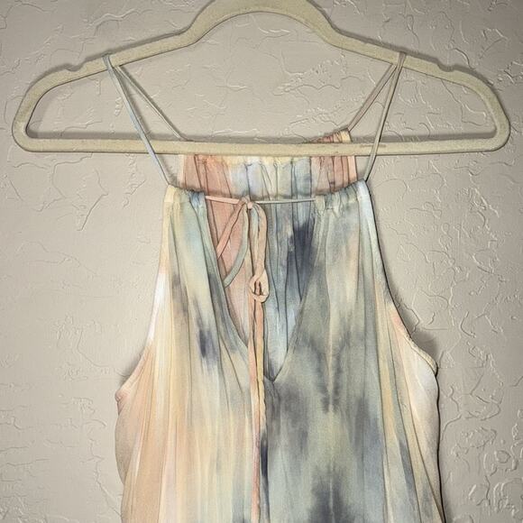 Young Fabulous & Broke Elie Trapeze in Buttercup Picnic Wash Maxi Dress - Picture 5 of 7